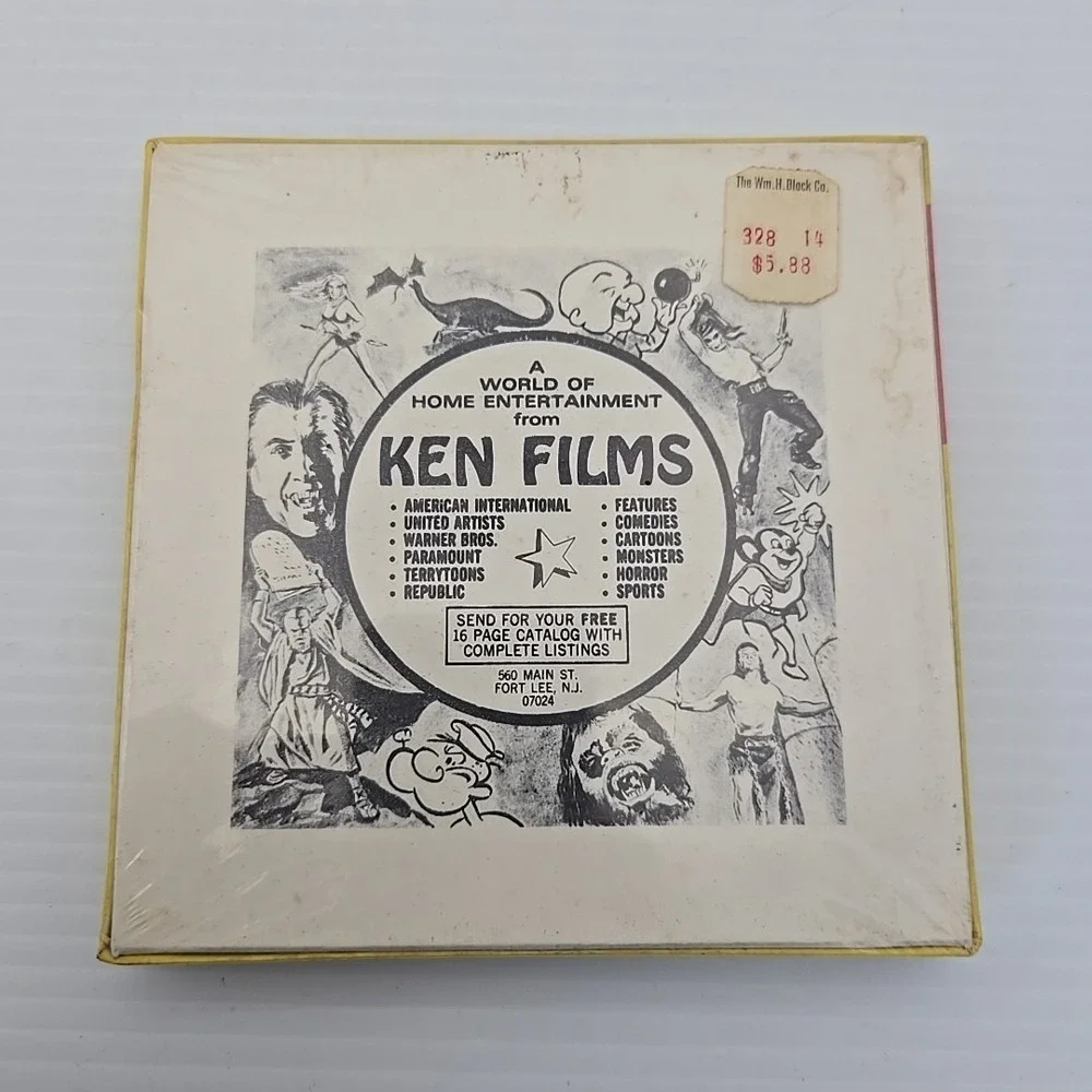 Vintage Kirk Douglas‎ Detective Story Super 8 Ken Films Inc. B&W 8mm Film - P224